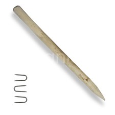 Floranica Palo, Paletto per recinzione, Pali - Legno di nocciolo da giardino