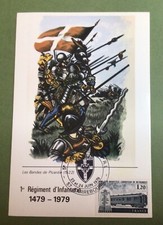 CARTE POSTALE 1er JOUR 5ème CENTENAIRE 1er RÉGIMENT D’INFANTERIE SARREBOURG (1)