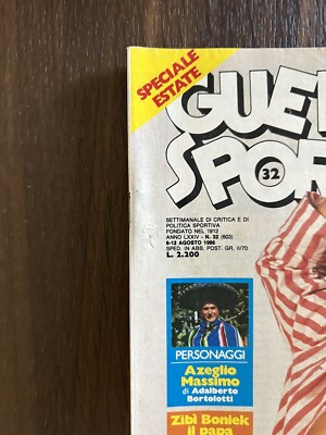 80 - GUERIN SPORTIVO-STORY: Il Mitico Guerin Sportivo, Numero 12 - 1986 80 - GUERIN SPORTIVO-STORY: Il Mitico Guerin Sportivo, Numero 12 - 1986