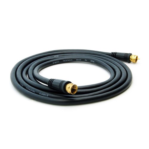 RG6 Coaxial Cable Satellite Digital TV Antenna Coax Dish Video HD F-Connectors - Picture 4 of 5