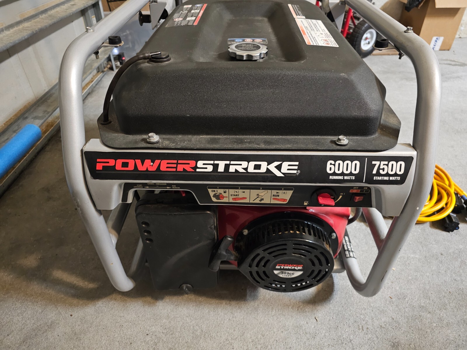 Power Stroke Generator 6000/7500 Watts 110/240 Volts eBay