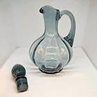 NOS Vintage1982 FENTON "American Legacy" Federal Blue Cruet W/Stopper G1674 FB