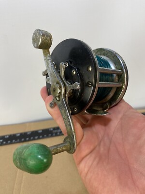 Vintage Penn Green Handle No. 80 Fishing Reel Deep Sea Catfish Large Bait Caster | eBay Vintage Penn Green Handle No. 80 Fishing Reel Deep Sea Catfish Large Bait Caster | eBay