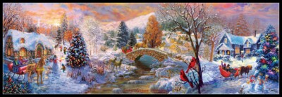 To Grandma's House We Go -  Chart Counted Cross Stitch Patterns Needlework