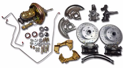 1968 1972 chevelle gm A body power 4 wheel disc brake conversion 2 inch drop 