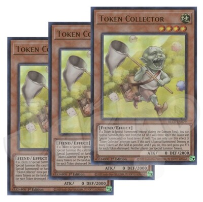 Yugioh - Token Collector x 3 - 1st Edition Ultra Rare NM - Free Holographic Card | eBay Yugioh - Token Collector x 3 - 1st Edition Ultra Rare NM - Free Holographic Card | eBay