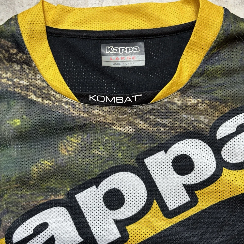 Kappa Kombat Can Am Jersey Large Camo Real Tree Motocross Racing Mesh Foto 2 de 4