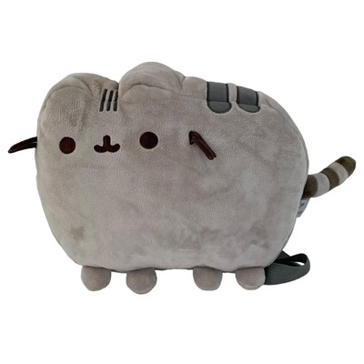 Pusheen Gund Katzenspielzeug Plüschtasche Reißverschluss Stofftier Kinder Rucksack Tasche | Gebraucht