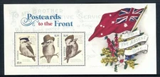 2022 ANZAC Day Postcards to The Front MUH Mini Sheet