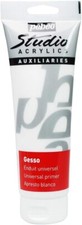 PEBEO Studio Acrylics 250 ML Gesso - White Gesso - Acrylic Paint Undercoat to P