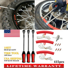 Motorcycle Bike Spoon Tire Iron Repair Kit Tire Change Lever Tool Rim Protectors