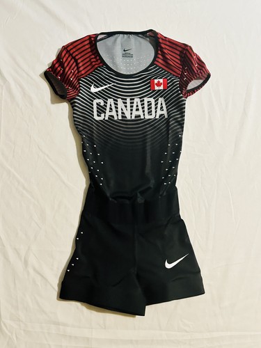 Women’s Nike Vapor Elite Team Canada Short Sleeve Track & Field Unitard ...