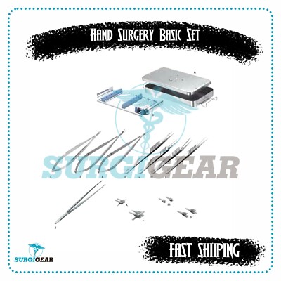 Hand Surgery Basic Set Flat Handle Micro Surgery Surgical instruments