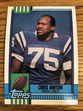 Chris Hinton 1990 Topps Indianapolis Colts #304   *3957*