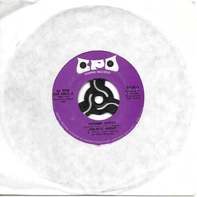 Jon-Wite Group Autumn Leaves US 45 7'' single USA +Autumn Leaves (Long Version)