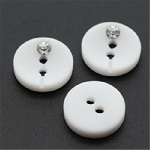 10X 2-Hole Button Plastic Diamante Small Round Triangle Sew On DIY Craft 11.5mm - Picture 15 of 17
