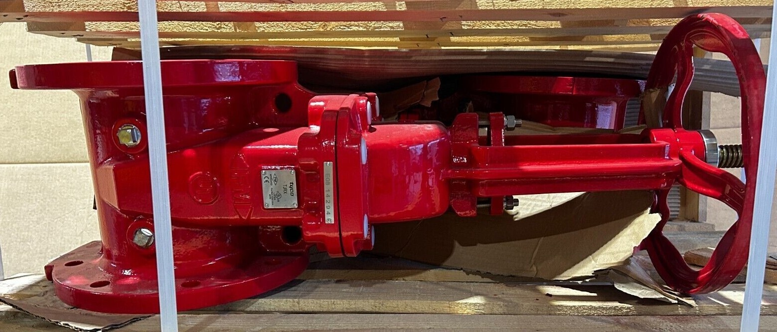 Tyco TJRX 10" OS&Y Resilient Seated Gate Valve Fire Sprinkler Main Gate ...