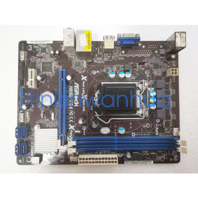 For ASRock H61M-VS4 1155 Pin DDR3 H61 Motherboard Micro ATX H61 Mainboard #E1