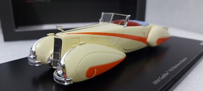 Cadillac V16 Hartmann Roadster 1934 Cream 1:43 True Scale Miniatues TSM144357