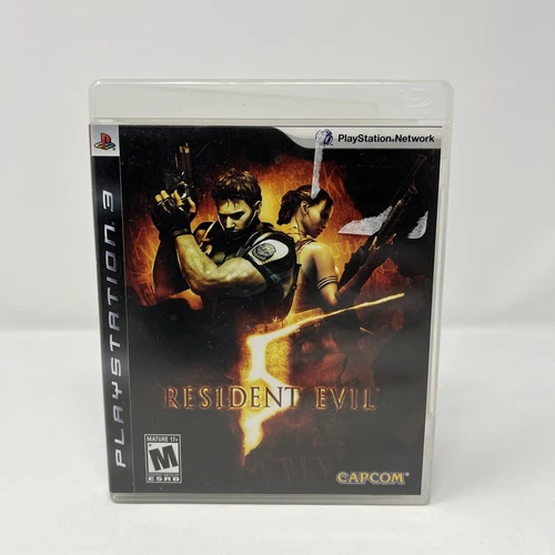 Resident Evil 5 Sony PlayStation 3 PS3 Game Complete With Manual Tested