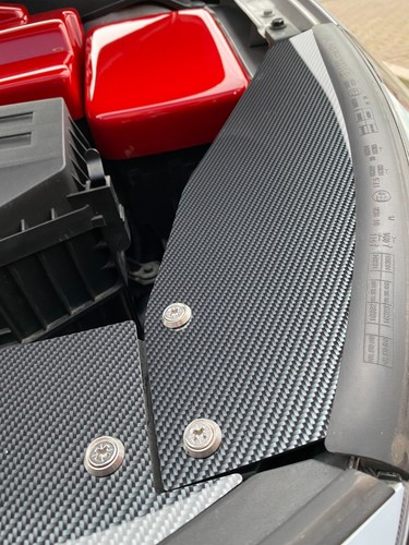 Hyundai i30 / i30N Slam Panel End / Headlight Covers - Carbon Fibre Effect - Picture 2 of 4