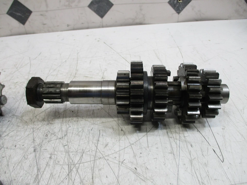 Honda cr250r cr 250r 1983 83 transmisión engranajes horquilla tambor. Foto 4 de 4