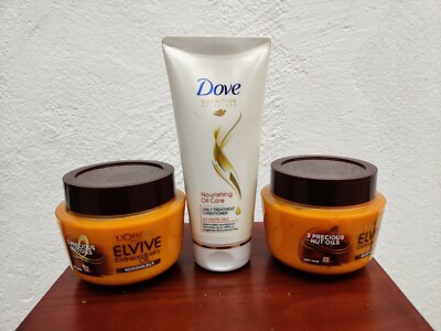 Dove Daily Treatment Conditioner 180ml + L'oreal elvive Pflegender Balsam (X2)