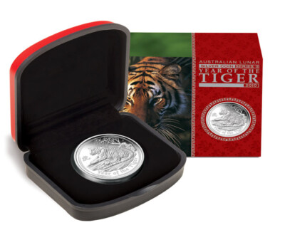 Australia 2010 YEAR TIGER Lunar $30 1 KILO Pure Silver PROOF