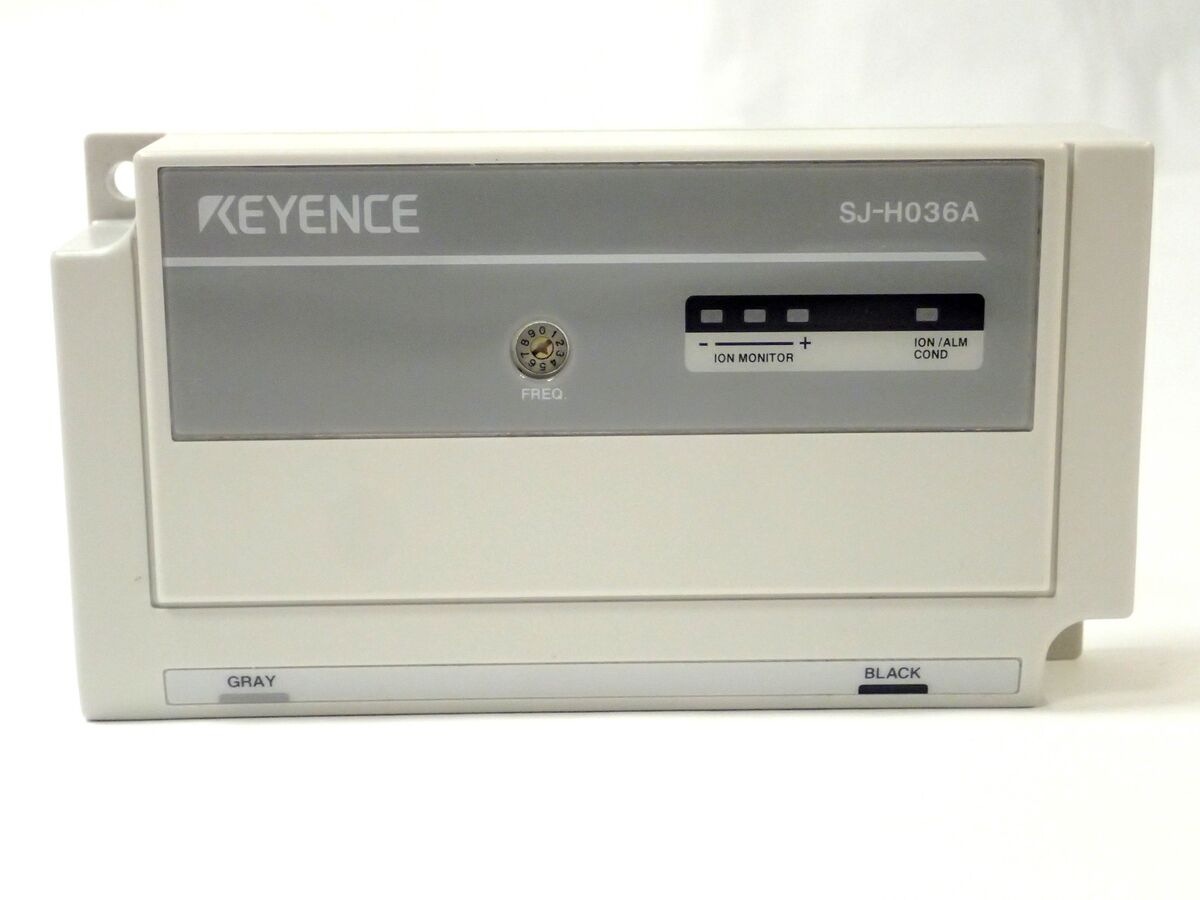 KEYENCE SJ-H036A STATIC ELIMINATOR CONTROLLER GOOD COSMETIC KEYENCE SJ-H036A STATIC ELIMINATOR CONTROLLER GOOD COSMETIC