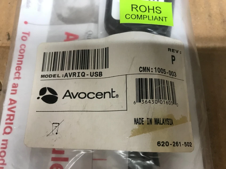 Avocent AVRIQ-USB KVM Module Cable 520-291-507 - Image 3 of 4