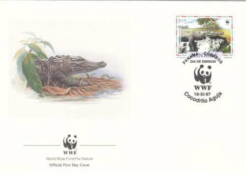 Crocodile WWF Panama FDC #4 1997 (141357)