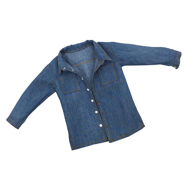 1:6 Scale Cowboy Shirt Coat for 12inch Action Figure Male Body