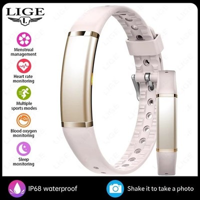 New LIGE Luxury Smart Watch Ultra-thin body IP68 Waterproof Daily Monitor ML06B