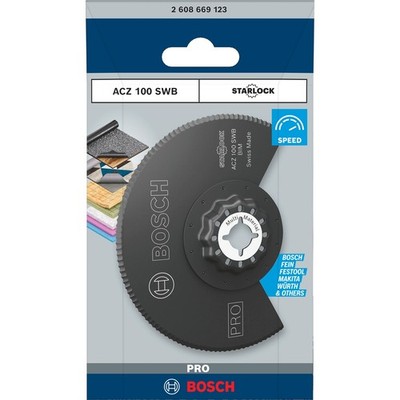 Bosch Segmentsägeblatt PRO ACZ 100 SWB STARLOCK 1 Stück für Dämmstoffe