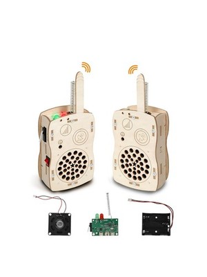 STEM Science Kits Toys DIY Walkie Talkie Kit for Kids Age 8-14, Science Proje...