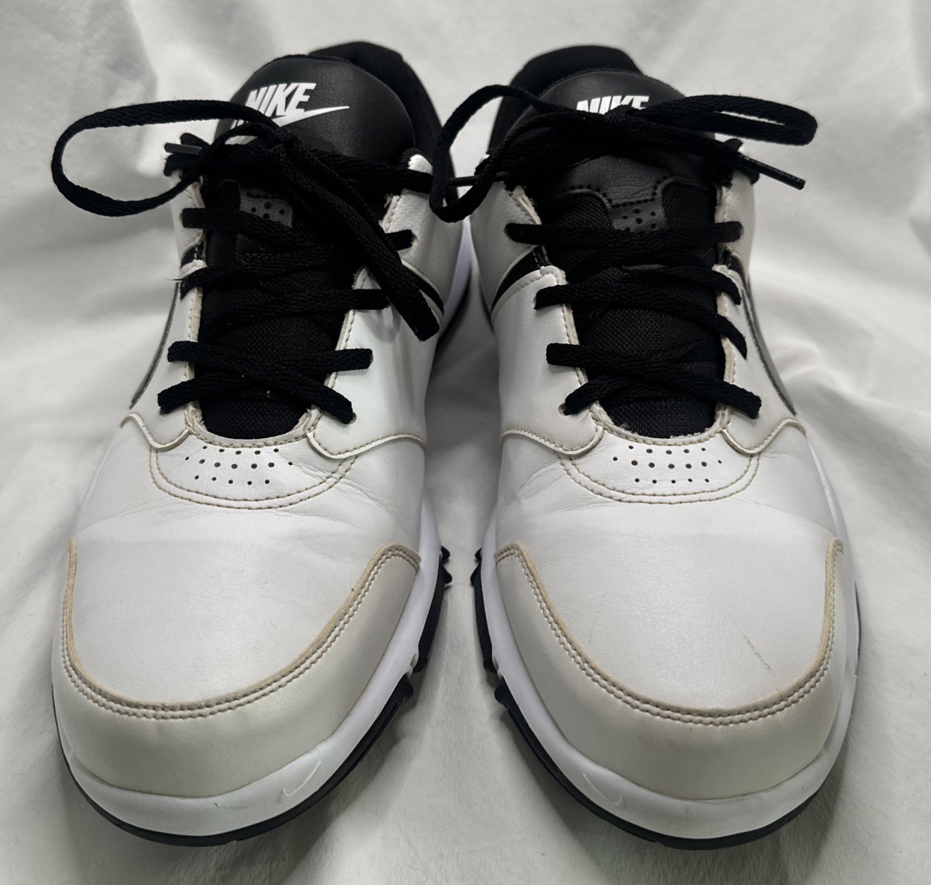 White Black Silver Size 10w
