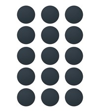 Anti Slip Self Adhesive Rubber Feet Pad, Replacement Bottom 0.7 inch, Black