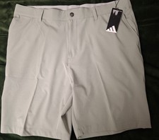 adidas Mens Ultimate365 8.5-Inch Golf Shorts Size 36 Silver/Green ADVR0838
