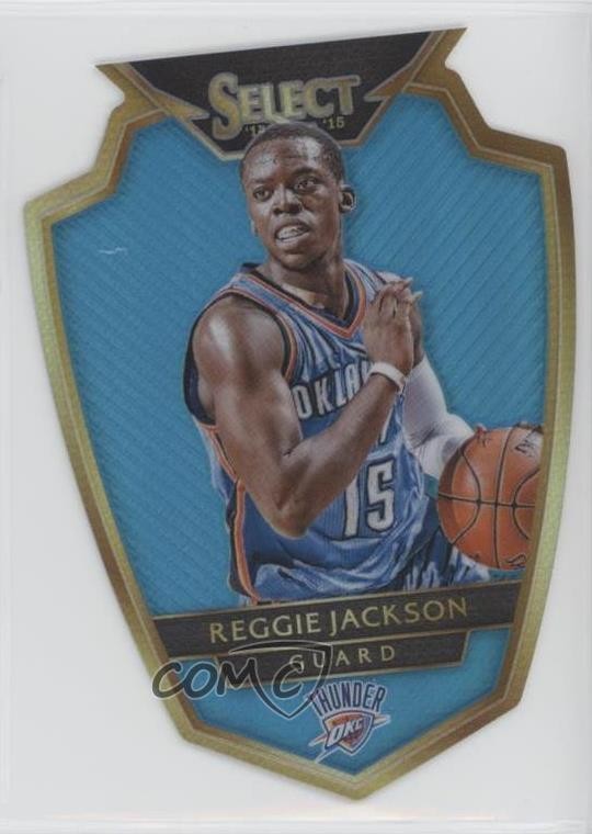 2014-15 Panini Select Premier Level Blue Prizm /199 Reggie Jackson #104 0af