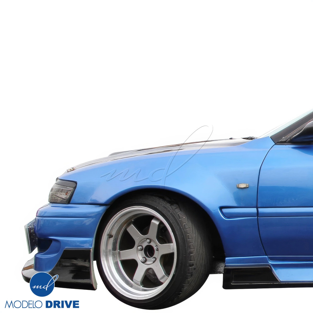 ModeloDrive FRP ORI t4 75mm Fenders (front) 4pc (JZX100) for