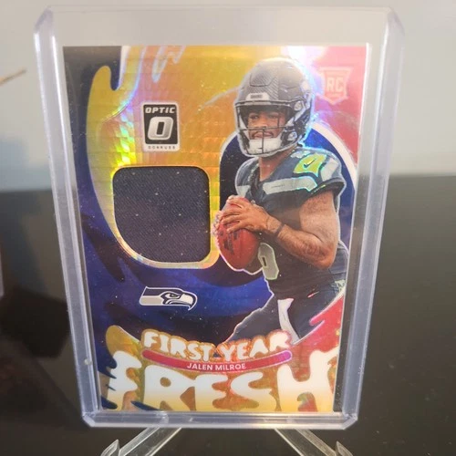 2025 Donruss Optic Jalen Milroe Blue Hyper (RAW)