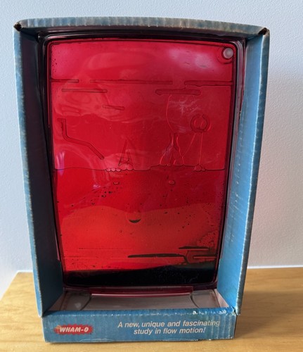 Vintage RARE Wham-O Fluid Fantasy study in flow motion toy Boxed WHAMO