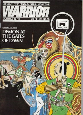 Warrior Magazine # 18 Marvelman V for Vendetta Alan Moore 1984 FN+
