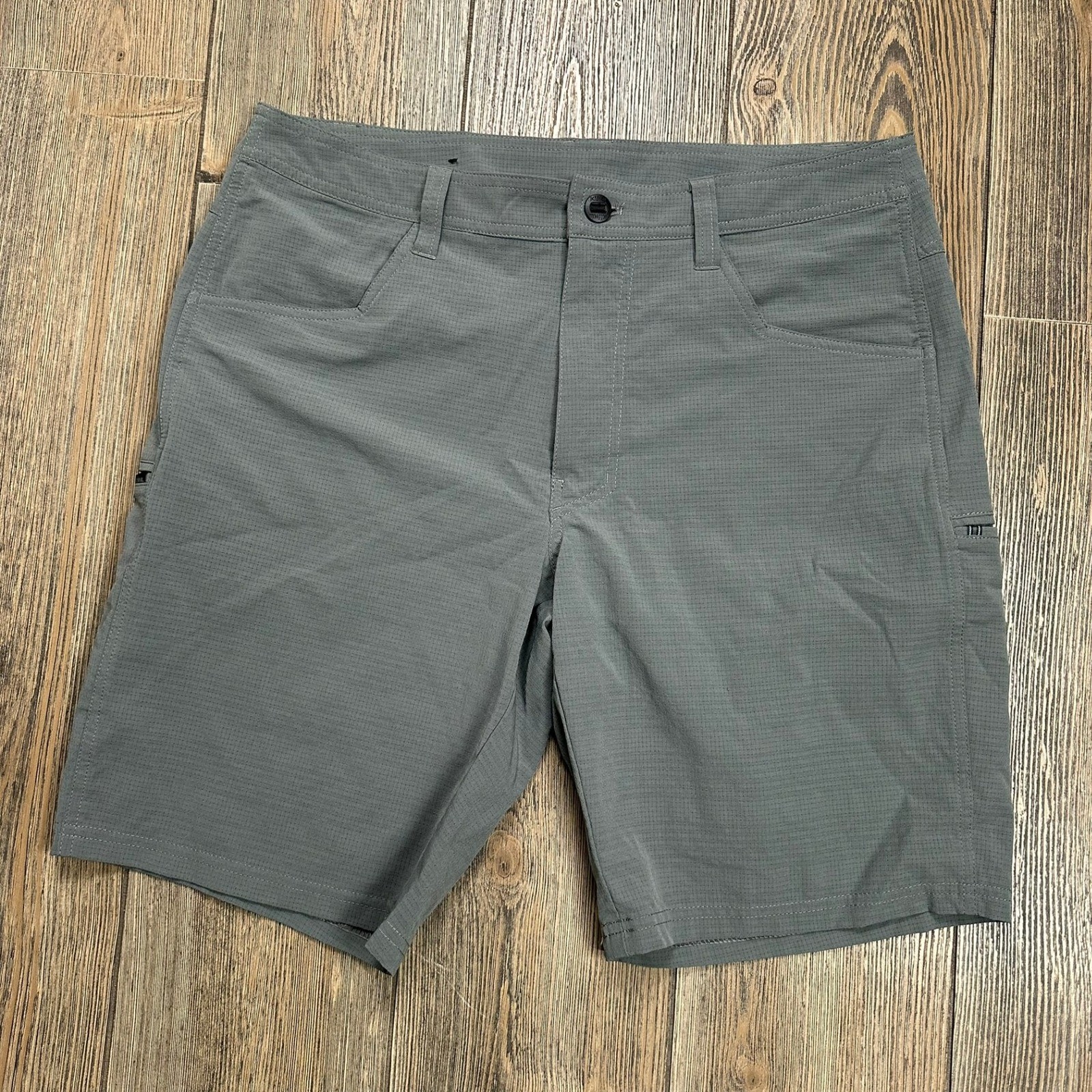 Kuhl Upriser Short Gray Walking Hiking Mens 36 Lightweight Everyday Activewear