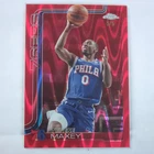 Topps Chrome Tyrese Maxey #185 Red RayWave Refractor /5 76ers 2025-26