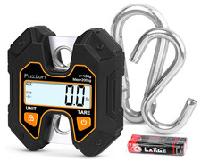 Mini B&aacute;scula Colgante 200 kg/440 lb con Pantalla LCD y Funci&oacute;n Tara