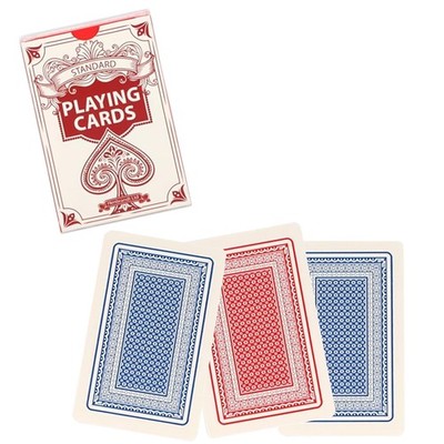 Standard Spielkarten klassisch rot/blau Poker Bridge Spiel Familie Unterhaltung