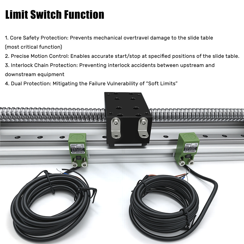 X/Y/Z Axis 250KG Ballscrew Slide Table 4 Slide 86Nema34+Controller