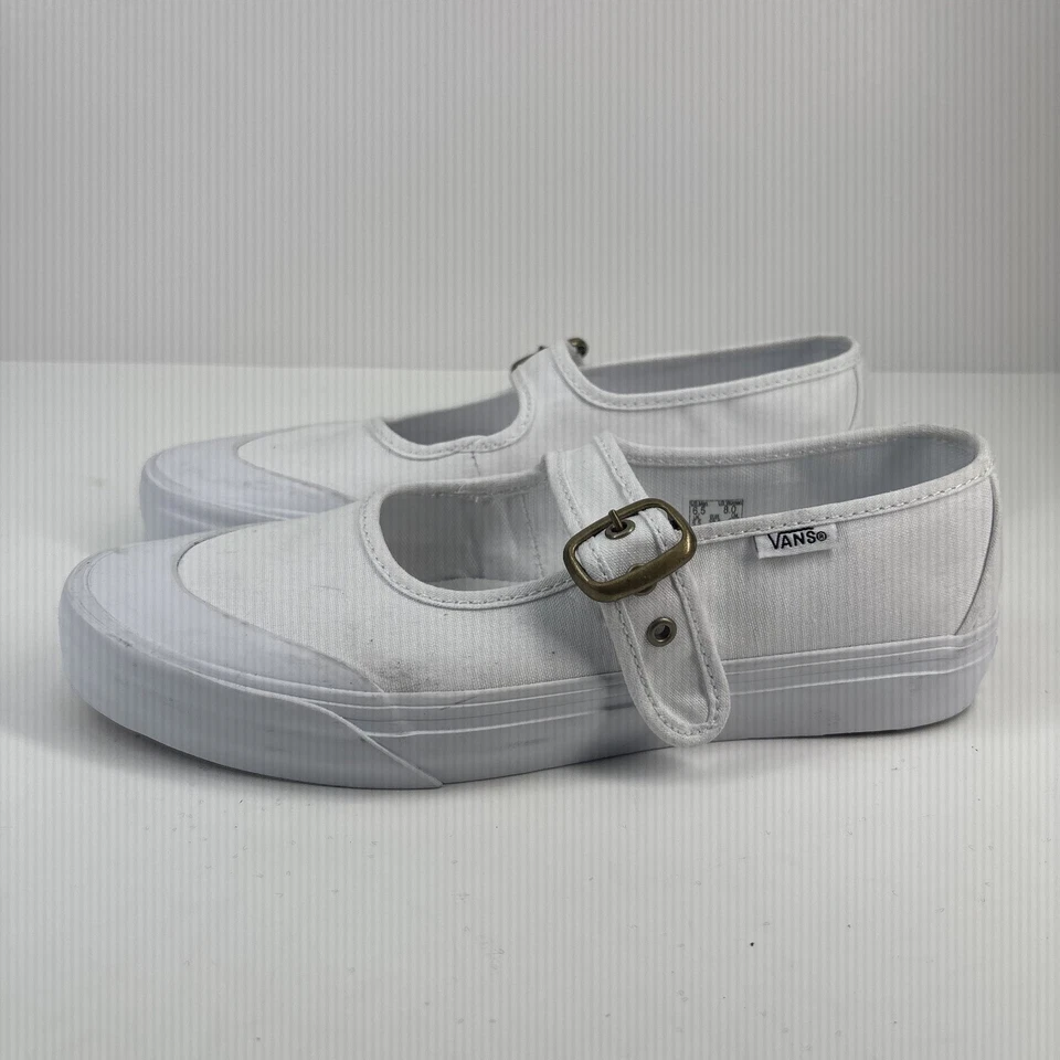 Vans Mary Jane Mujer’s US 8 / Hombre’s US 6.5 Verdadero Blanco Sin Cordones Tenis Informales Foto 3 de 4