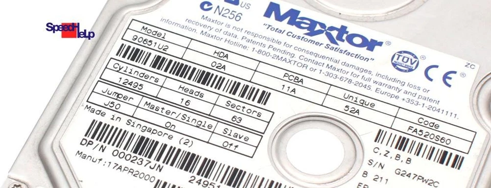 IDE ATA HDD MAXTOR DIAMOND MAX VL 20 90651U2 6.5GB 6.4GB Hard Drive Old PC - Image 2 of 3